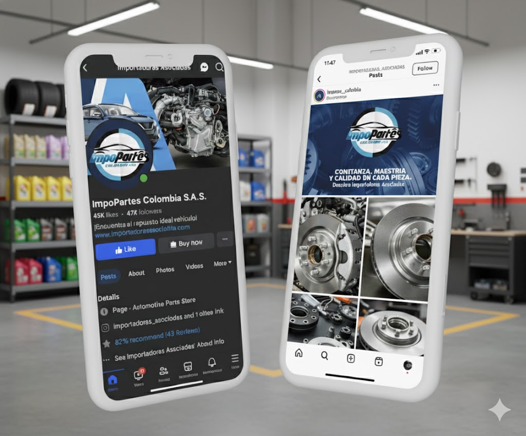 Síguenos en redes — repuestos importados 